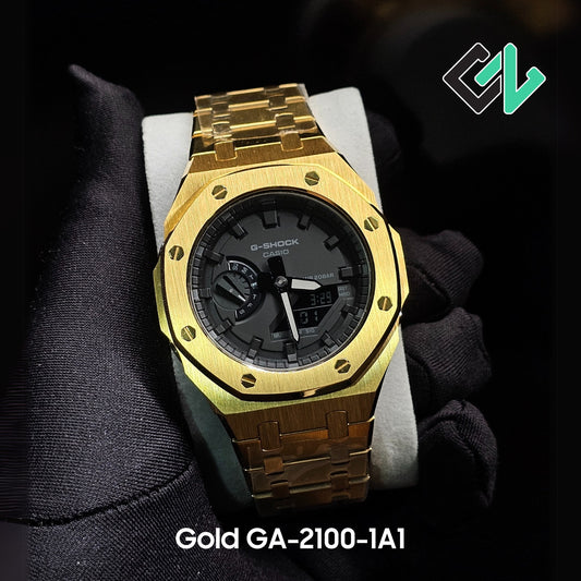 Casioak Gold Black GA-2100-1A1